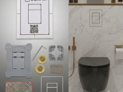 A. زر تدفق مخفي للمرحاض (Built-in) GROHE