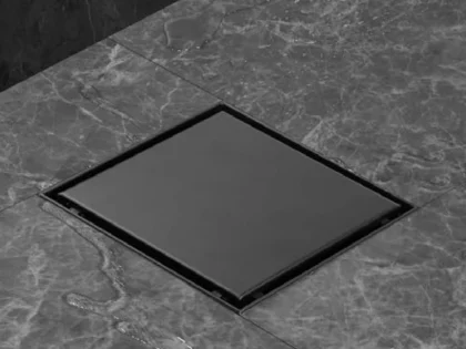 غطاء بالوعة مخفي ستانلس ستيل 304 مقاس 15×15 سم من بيلت إن (Built-in) | مقاوم للصدأ والروائح