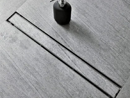 مجرى تصريف دش مخفي Built-in ستانلس ستيل 304 مقاس 7×50 سم (وجهين: سيراميك/كروم)